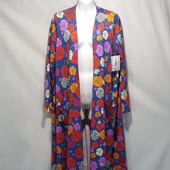LuLaRoe Sweaters - NEW LuLaRoe Sarah Long Cardigan Duster Large Multi